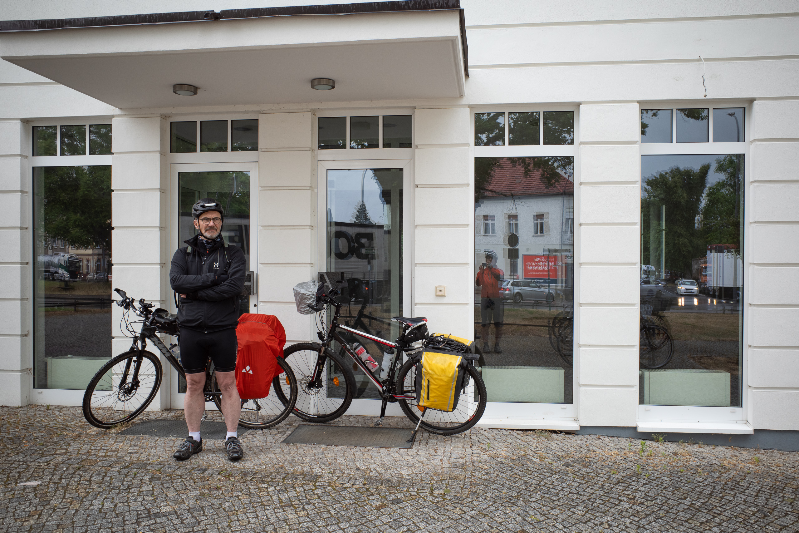 Erstes Unterstand-Manöver bei km 19